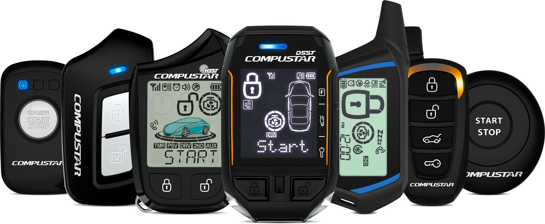 Compustar remote start and security remotes