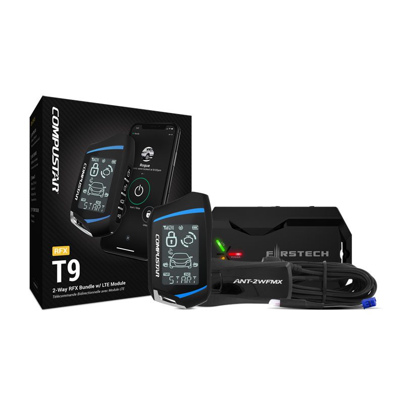 Compustar T9 2-Way LCD Remote Start & Security System with