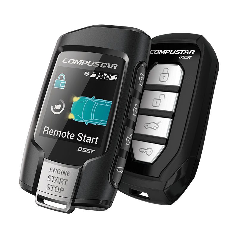Q9 SS 2 Way LCD Remote Start Security System Compustar